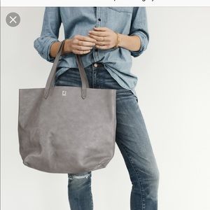 Madewell transport tote - gray